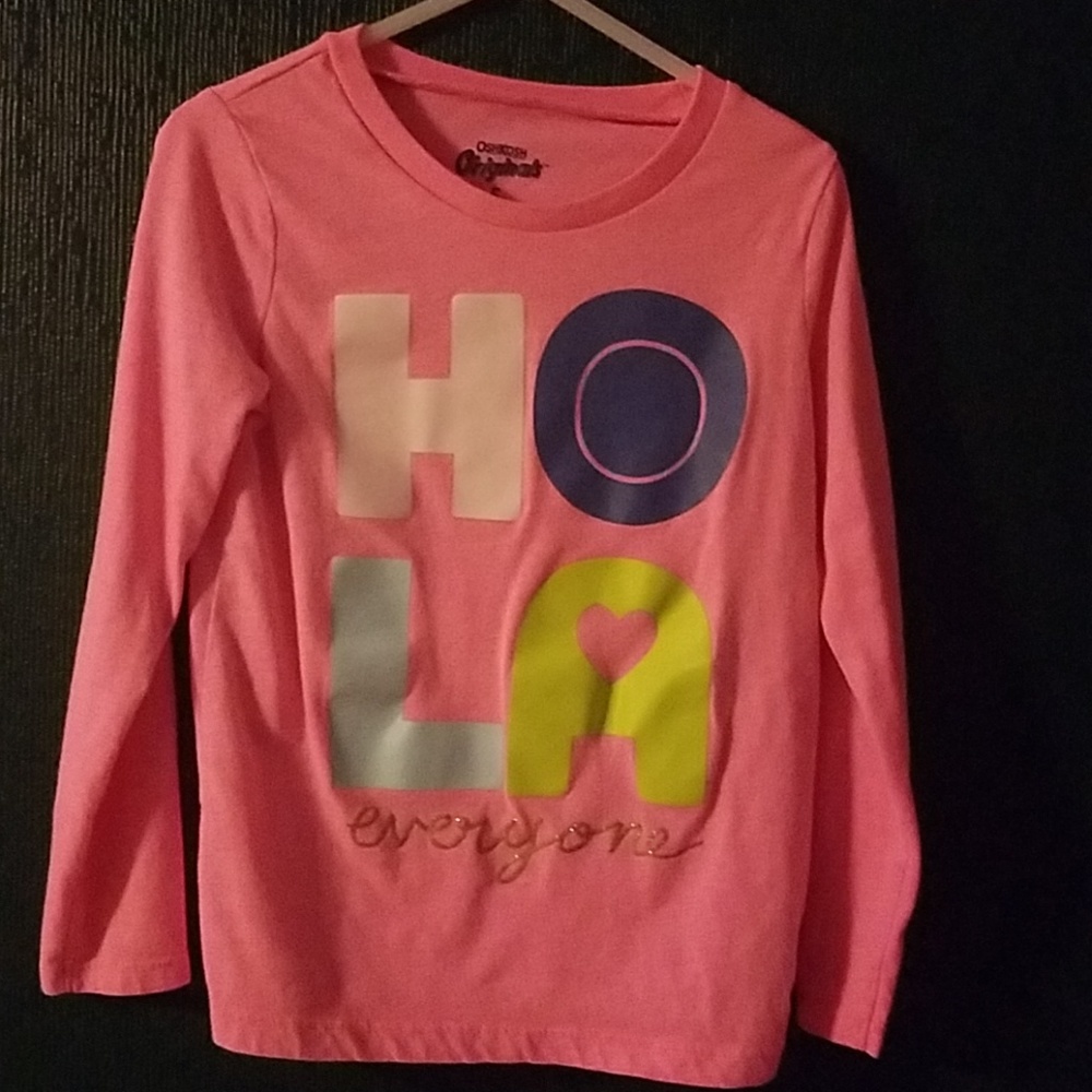 Pink oshkosh t-shirt